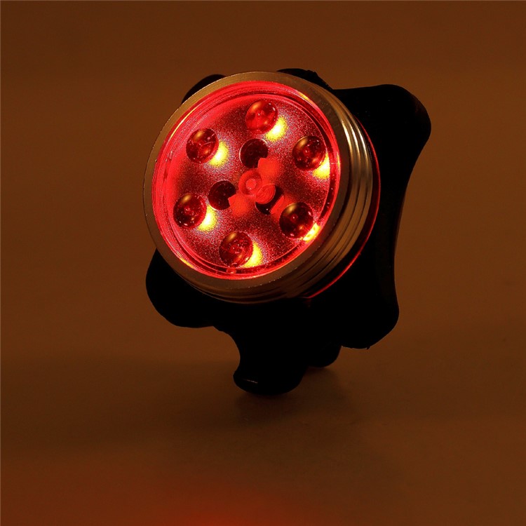 Charging Bicycle Lamp 6 Red SMD + 3 Blue SMD-11