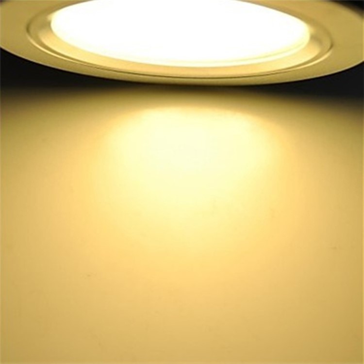 6 Pcs YK4412 7.5W Warm White Ceiling Light Lamp - Silver / Warm White-7