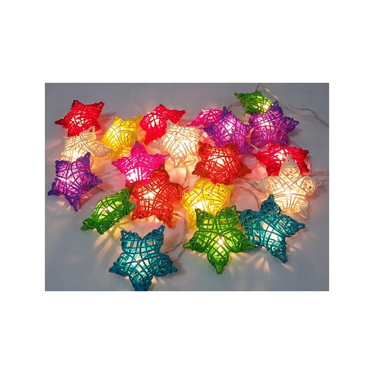 YK0410 Creative LED Star String Lights Set - EU Plug-3