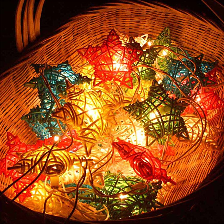 YK0410 Creative LED Star String Lights Set - EU Plug-4