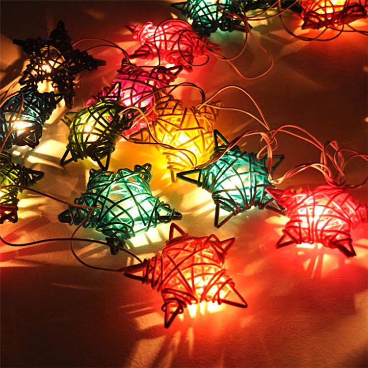 YK0410 Creative LED Star String Lights Set - EU Plug-5