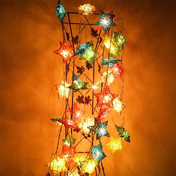 YK0410 Creative LED Star String Lights Set - EU Plug-6