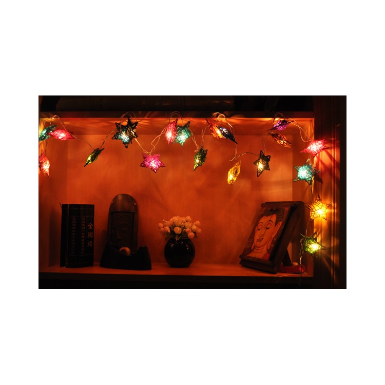 YK0410 Creative LED Star String Lights Set - EU Plug-7