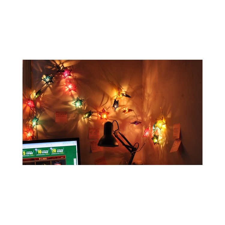 YK0410 Creative LED Star String Lights Set - EU Plug-8