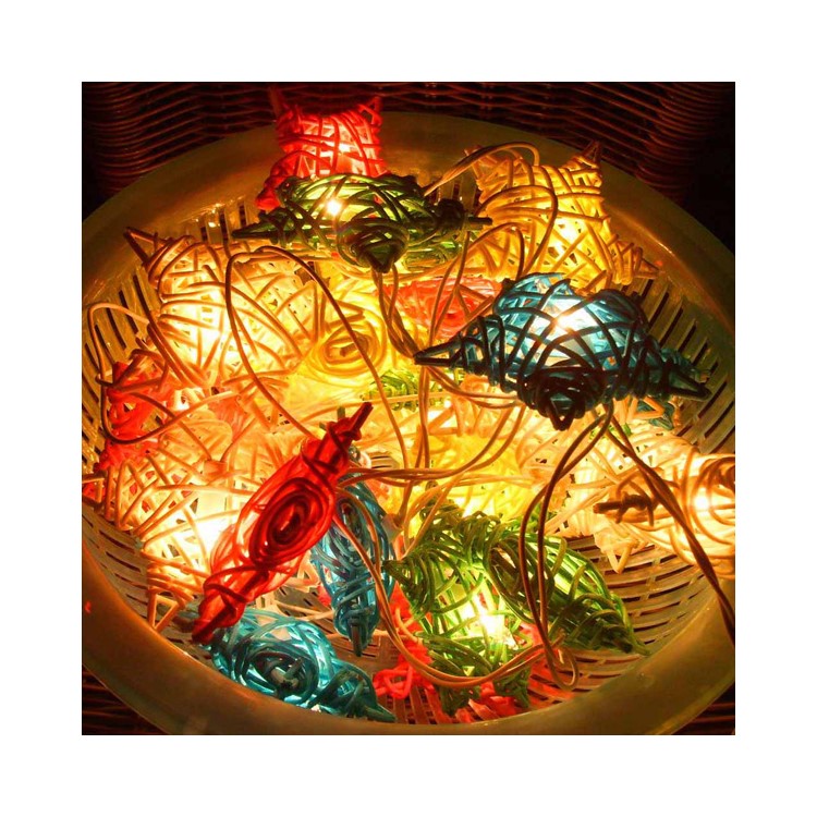 YK0410 Creative LED Star String Lights Set - EU Plug-9