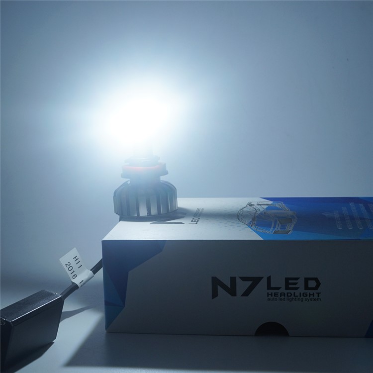 One Pair H8/H9/H11 N711 80W 8000LM 6000K Cool White LED Car Headlight-10