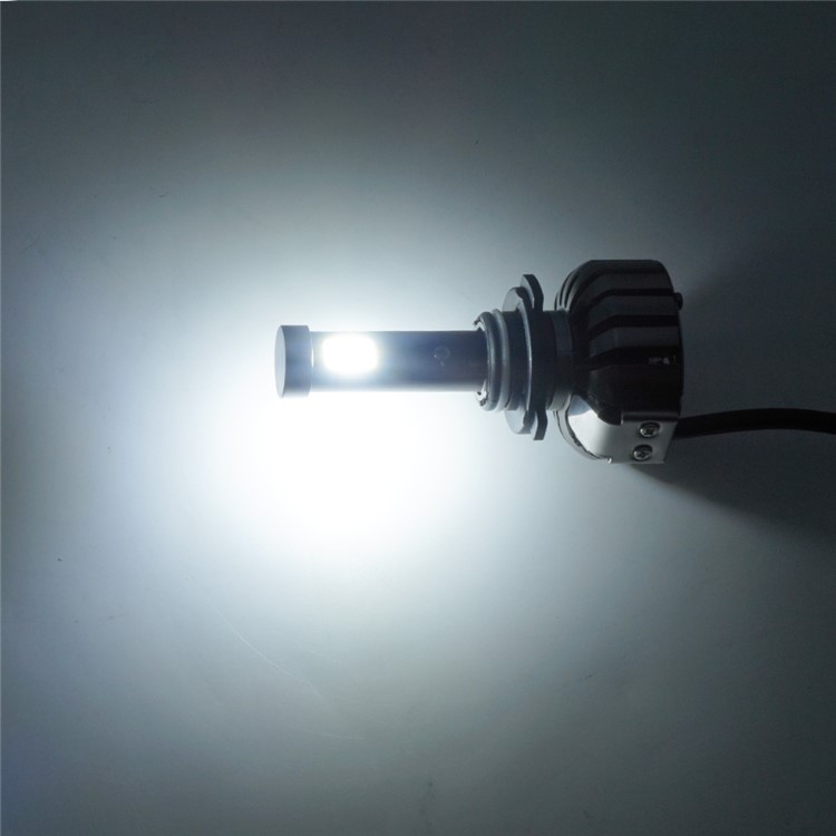 One Pair 9006 N7 80W 8000LM 6000K Cool White LED Car Headlight-11