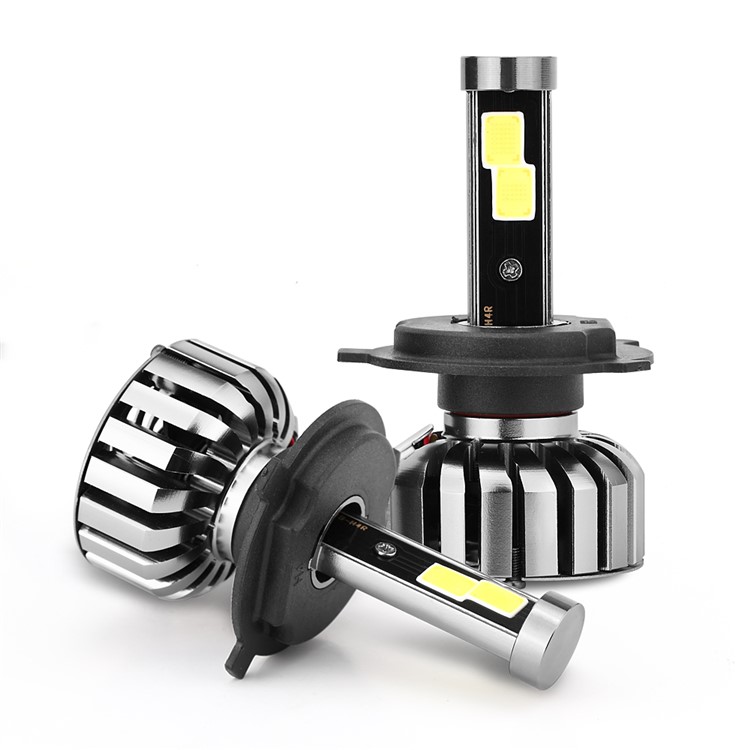 One Pair H4 N7 80W 8000LM 6000K Cool White LED Car Headlight-1