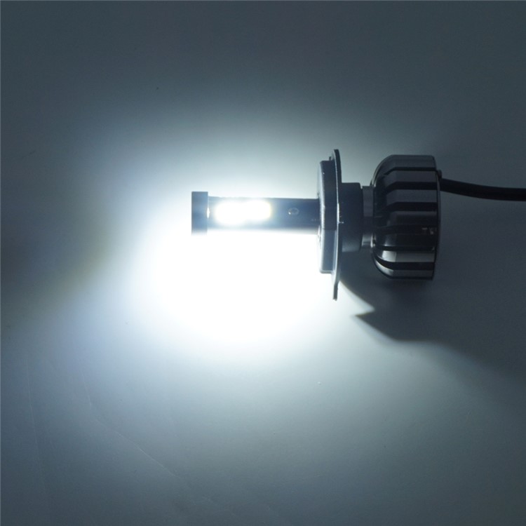 One Pair H4 N7 80W 8000LM 6000K Cool White LED Car Headlight-13