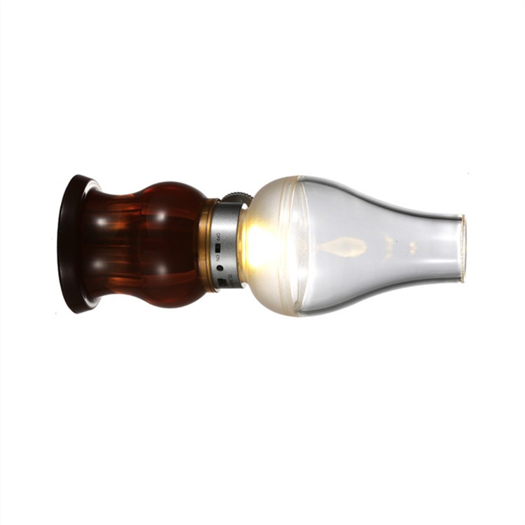 YOUOKLIGHT YK0319 1W 40lm 3500K Blowing Control LED Lamp Vintage Kerosene Table Lamp - Warm White-6