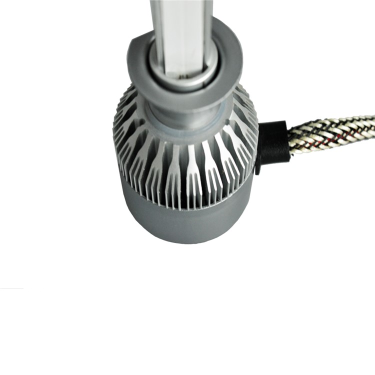 One Pair H1 C9 72W 7200LM 6000K Cool White LED Car Headlight-14