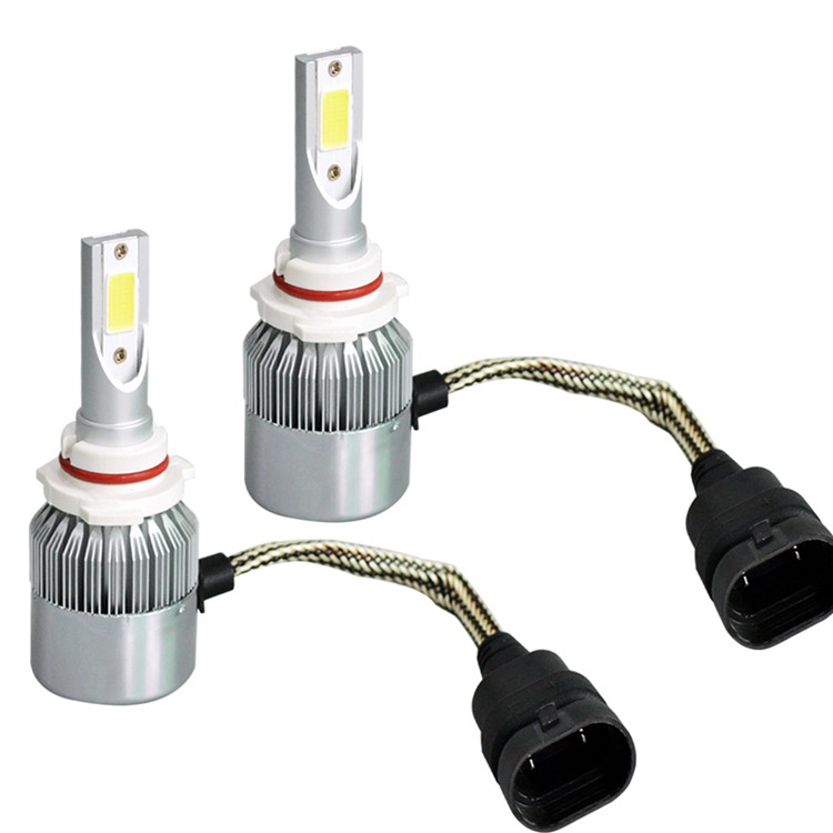 One Pair 9006/HB4 C9 72W 7200LM 6000K Cool White LED Car Headlight-10
