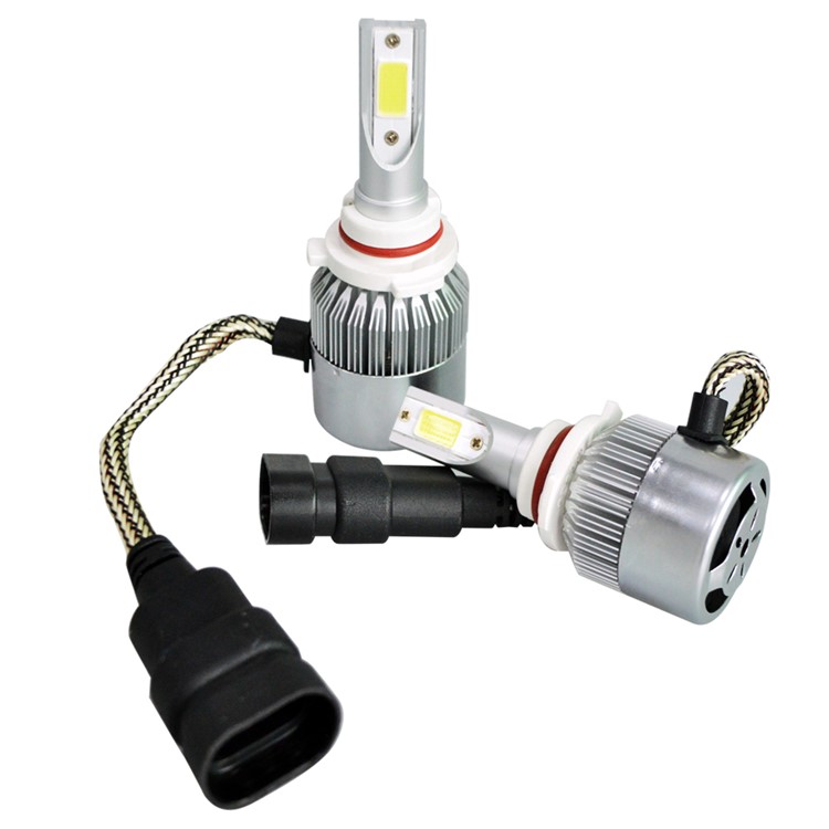 One Pair 9006/HB4 C9 72W 7200LM 6000K Cool White LED Car Headlight-12