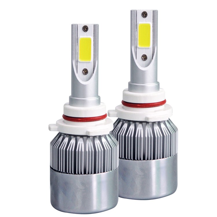One Pair 9006/HB4 C9 72W 7200LM 6000K Cool White LED Car Headlight-6