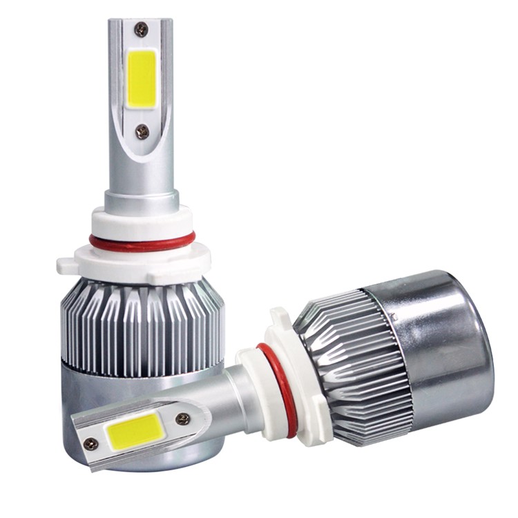 One Pair 9006/HB4 C9 72W 7200LM 6000K Cool White LED Car Headlight-8