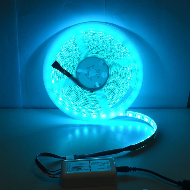 JIAWEN 5M 300 x 5050 SMD RGBW LED Flexible Strip Light with 2.4G RF Remote Controller - EU Plug-10