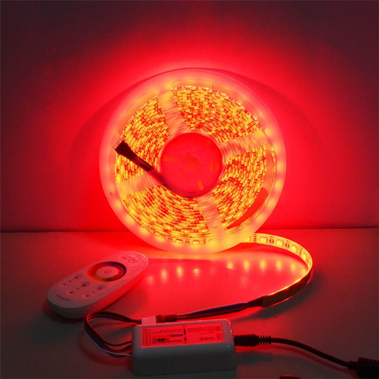 JIAWEN 5M 300 x 5050 SMD RGBW LED Flexible Strip Light with 2.4G RF Remote Controller - EU Plug-12