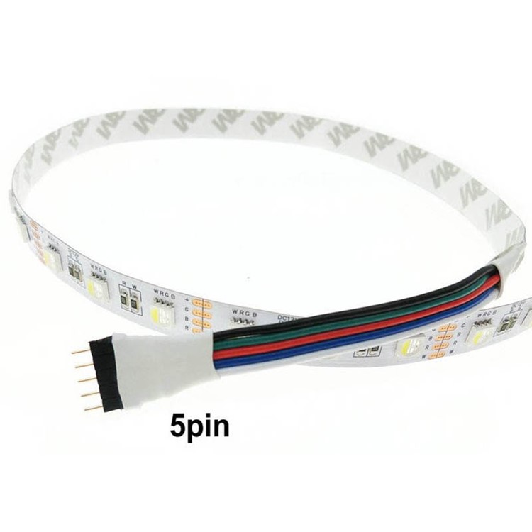JIAWEN 5M 300 x 5050 SMD RGBW LED Flexible Strip Light with 2.4G RF Remote Controller - EU Plug-4