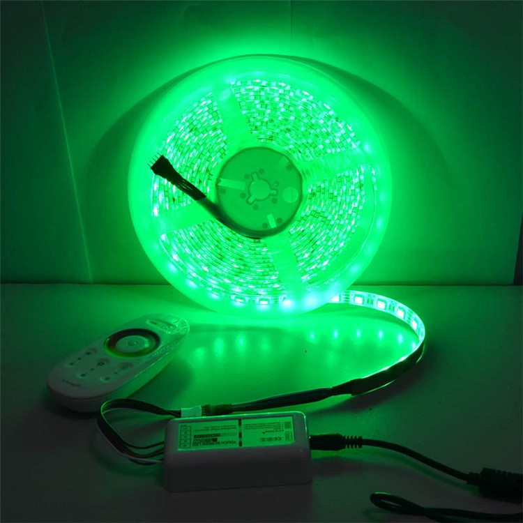 JIAWEN 5M 300 x 5050 SMD RGBW LED Flexible Strip Light with 2.4G RF Remote Controller - EU Plug-9