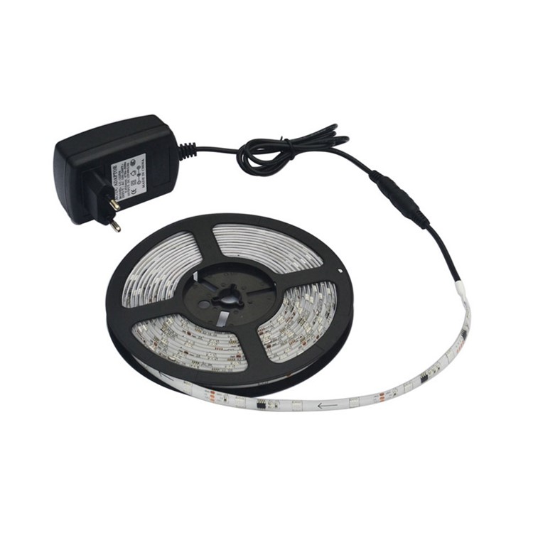 JIAWEN 5M 150 x 5050 SMD Waterproof Full Color LED Strip Lights - EU Plug-4