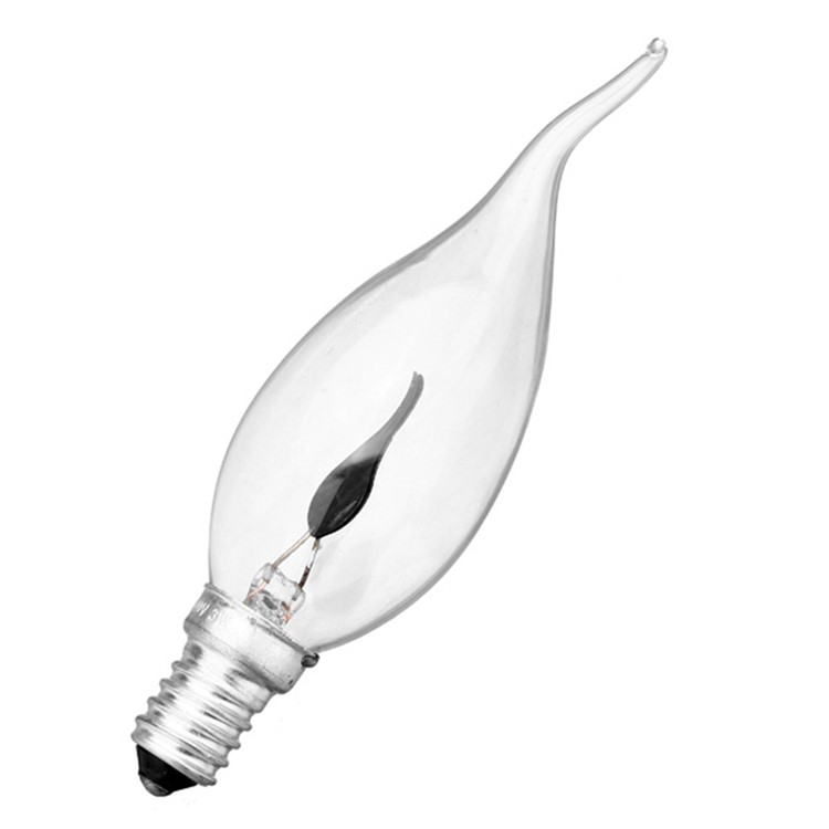 6PCS YK0321 E14 3W Red Light Flame-Shaped LED Light Bulb-3