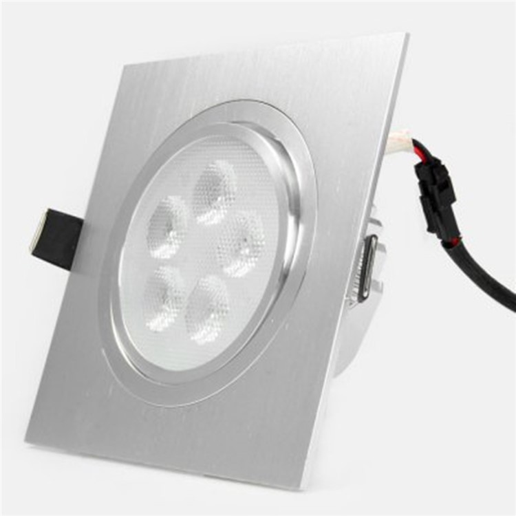 YK4437 5W Warm White Ceiling Light Lamp AC85-265V - Silver / Warm White-2