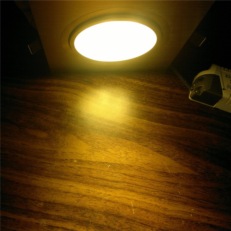 YK4437 5W Warm White Ceiling Light Lamp AC85-265V - Silver / Warm White-6