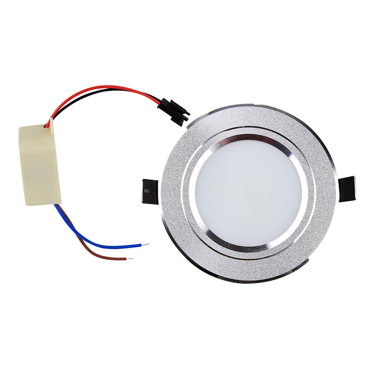 6PCS YK4441 Cold White 3W LED Downlight Ceiling Lamps AC85-265V - Cool White-3