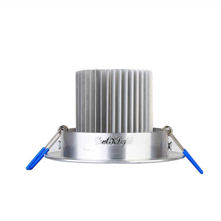 3PCS YK4455 Cold White 7W LED Downlight Ceiling Lamps AC100-240V - Cool White-4