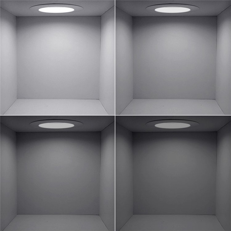 3PCS YK4455 Cold White 7W LED Downlight Ceiling Lamps AC100-240V - Cool White-7