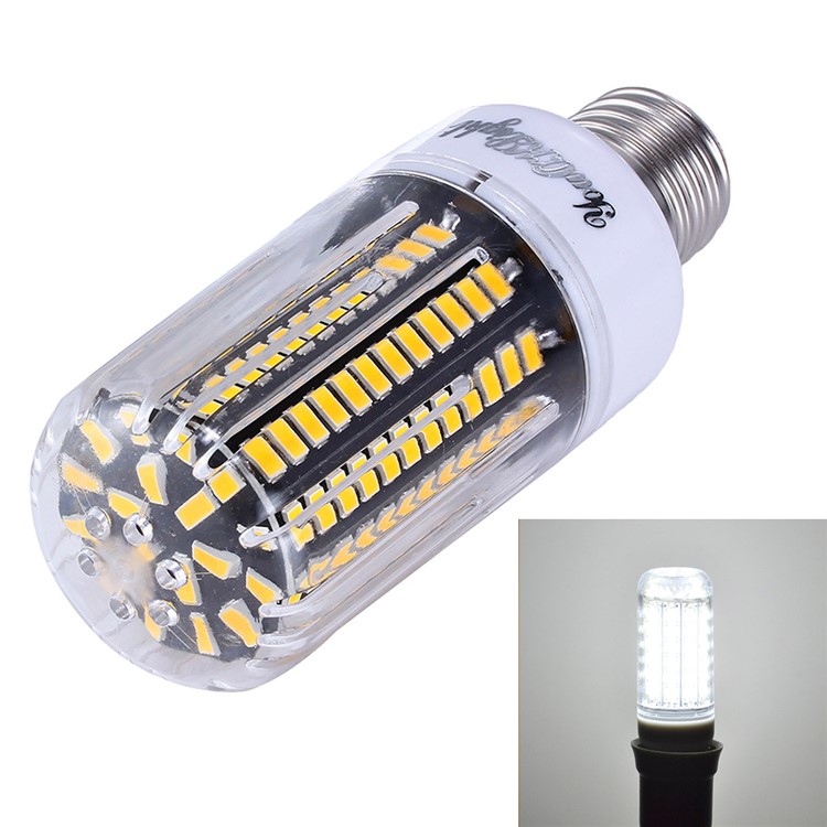15W E27 SMD 5733 138-LED Dimmable Corn Light with Cover - Cool White-1