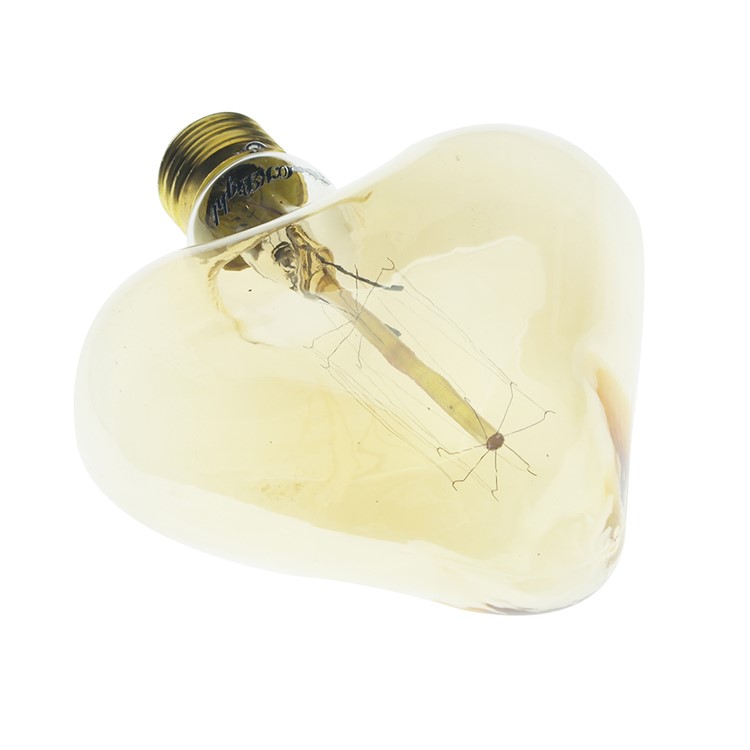 YouOKLight YK0848 E27 40W Heart-shape Tungsten Light Bulb - Warm White-3