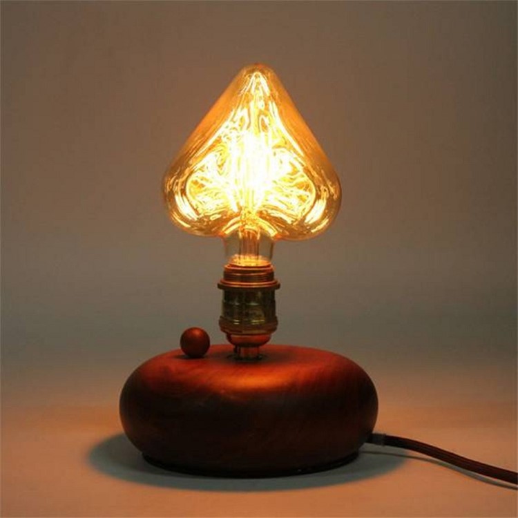 YouOKLight YK0848 E27 40W Heart-shape Tungsten Light Bulb - Warm White-7