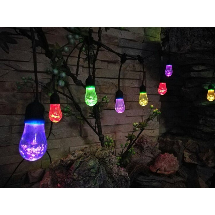 12-LED-Kugeln Solar String Licht Wasserdicht Terrasse String Licht Im Freien Hochzeit Party Weihnachten Licht-10