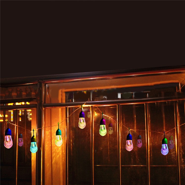 12-LED-Kugeln Solar String Licht Wasserdicht Terrasse String Licht Im Freien Hochzeit Party Weihnachten Licht-15
