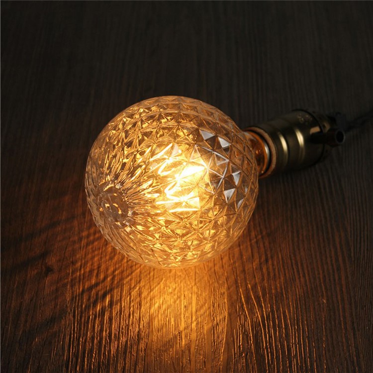 YK0850 E27 40W Warm White Pineapple Shape Bulb Retro Lamp 220V - Silver-4