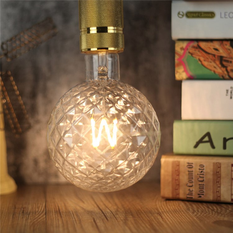 YK0850 E27 40W Warm White Pineapple Shape Bulb Retro Lamp 220V - Silver-8