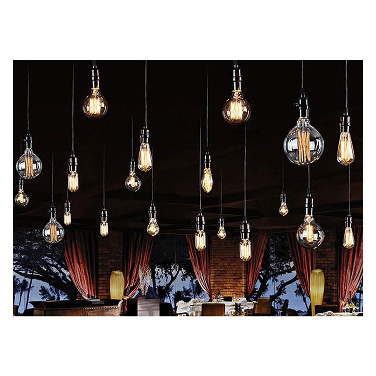 YK0851 E27 40W Retro Pineapple Shape Tungsten Filament Bulb AC 220V-240V-5
