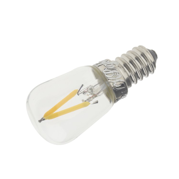 YK0839 E14 2W Warm White LED Bulb AC 220V - Transparent-2