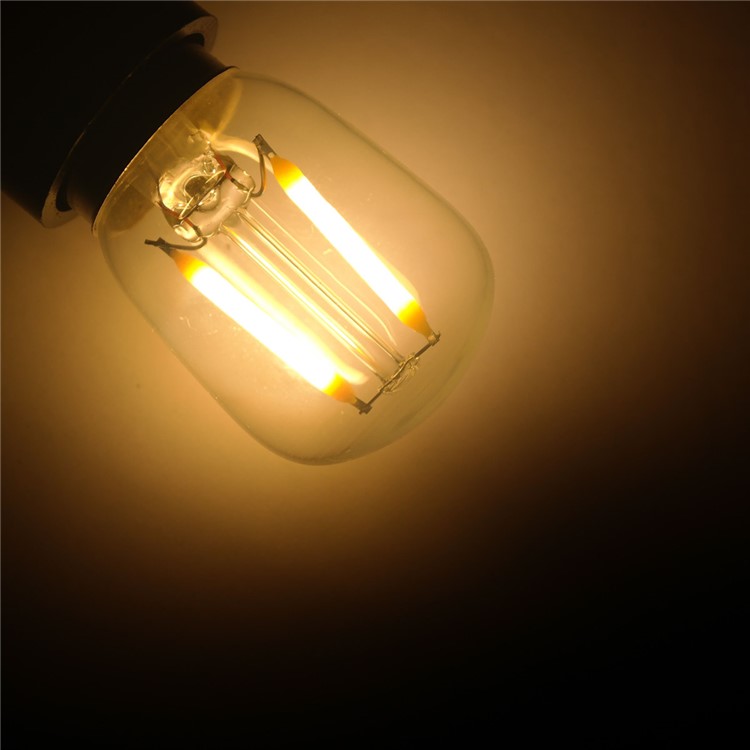 YK0839 E14 2W Warm White LED Bulb AC 220V - Transparent-4