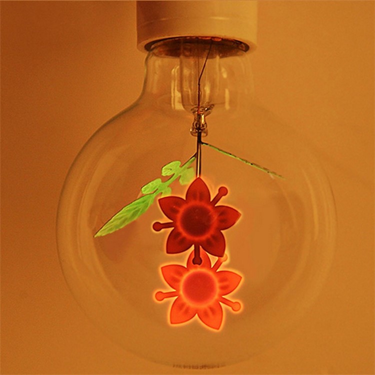 YK0847 E27 3W Sunflower NEON Warm White Filament Bulb AC 220V-7