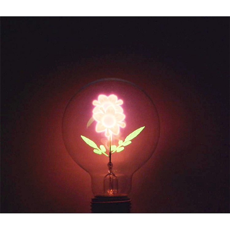 YK0847 E27 3W Sunflower NEON Warm White Filament Bulb AC 220V-9