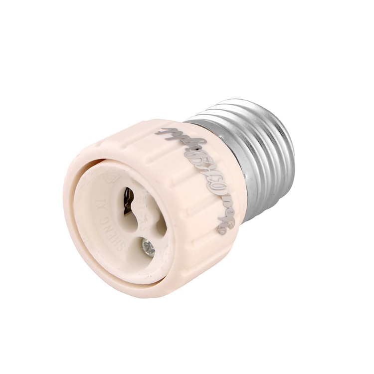 6Pcs YouOkLight YK6607 E27 to GU10 LED Light Lamp Bulb Adapter Converter - Silver Color + White-3