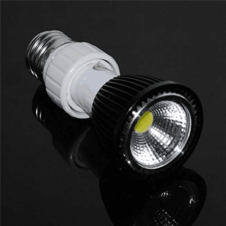 6Pcs YouOkLight YK6607 E27 to GU10 LED Light Lamp Bulb Adapter Converter - Silver Color + White-5