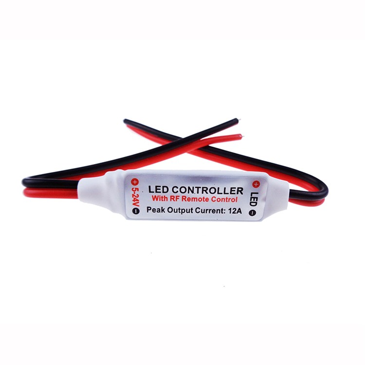 YouOKLight Mini RF 433.92MHz Single Color LED Strip Dimmer Controller Set-6