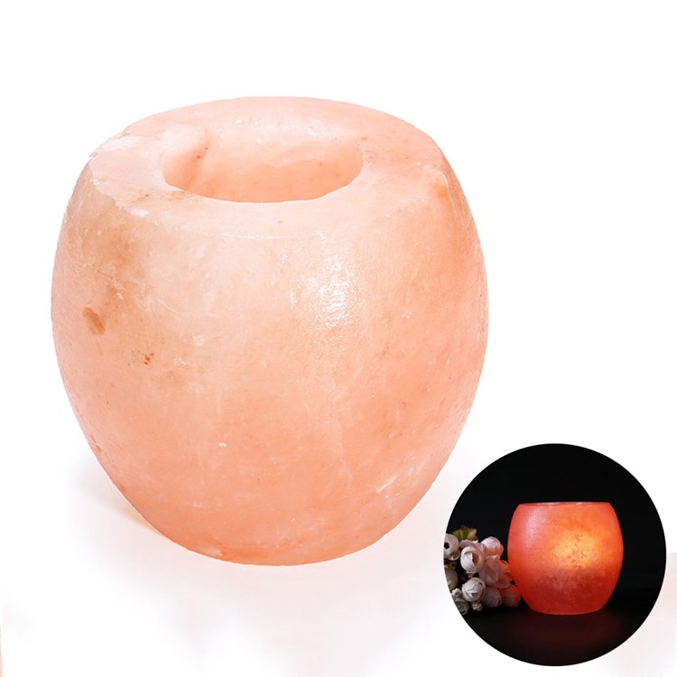 YOUOKLIGHT YK2297 Himalayan Natural Salt Rock Candle Holder Hand Carved Rock Tea Light-1
