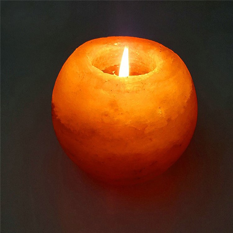 YOUOKLIGHT YK2297 Himalayan Natural Salt Rock Candle Holder Hand Carved Rock Tea Light-7