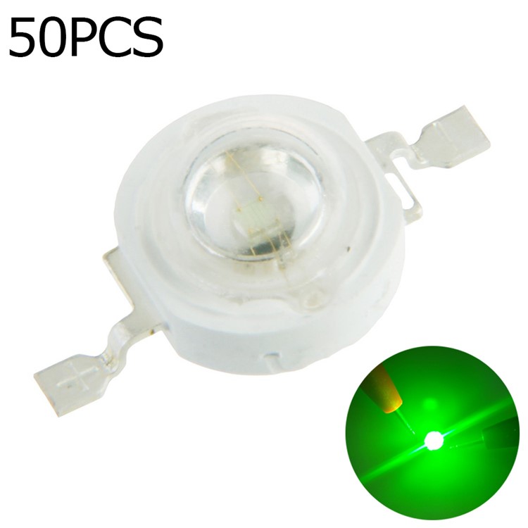 50PCS/Lot YOUOKLIGHT YK6622 High Power LED Chip 1W SMD COB Light Emitter - Green Light-1