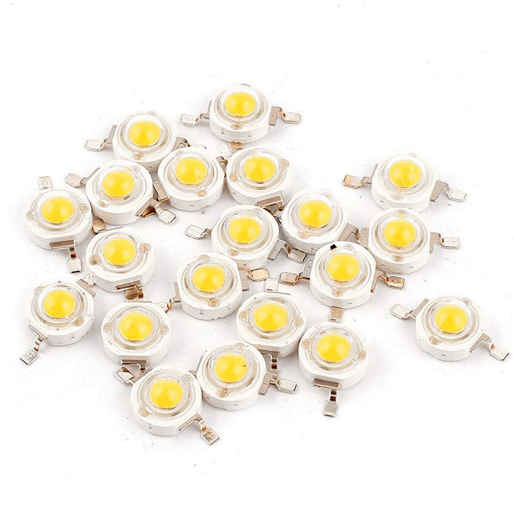 50PCS/Lot YOUOKLIGHT YK6622 High Power LED Chip 1W SMD COB Light Emitter Lamp - Warm White Light-7
