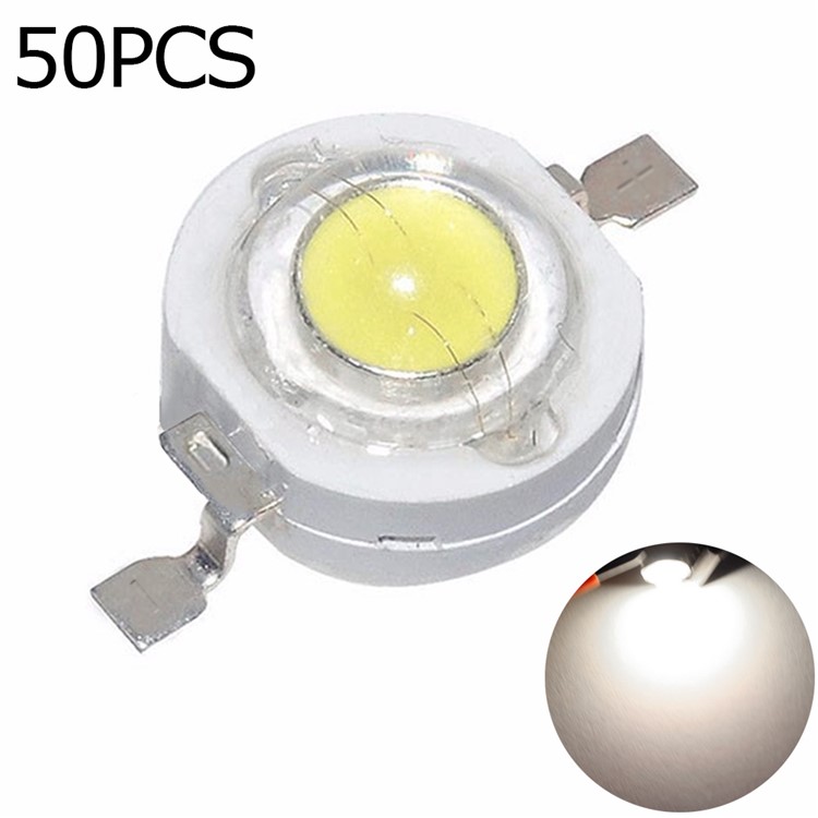 50PCS/Lot YOUOKLIGHT YK6622 1W High Power LED Chip SMD COB Light Emitter Lamp - White Light-1